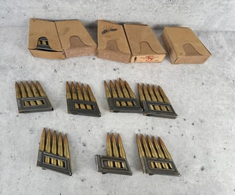 83 Rounds of WW2 German 8mm Mauser Rifle Ammo