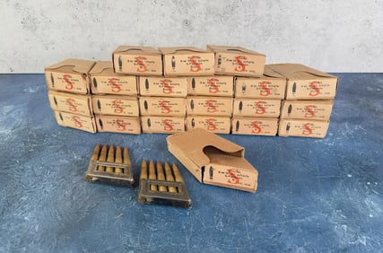 220 Rounds of WW2 German 8mm Mauser Rifle Ammo