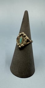 Navajo Sterling Silver Turquoise Ring