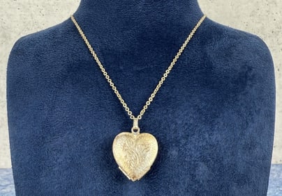 Shamrock Heart Locket