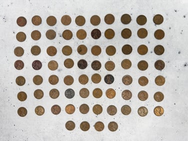 Collection of Lincoln Wheat Pennies