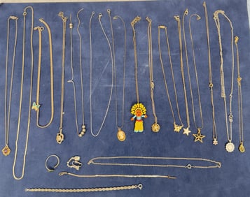 Group of Costume Jewelry Necklaces