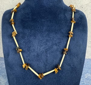 Native American Indian Porcupine Necklace