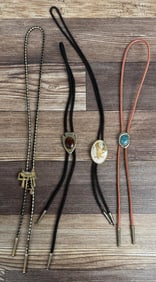 Collection of Cowboy Bolo Ties