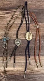 Collection of Cowboy Bolo Ties
