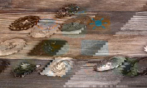 Collection of Vintage Cowboy Belt Buckles