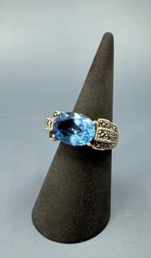 Sterling Silver Marcasite Ring