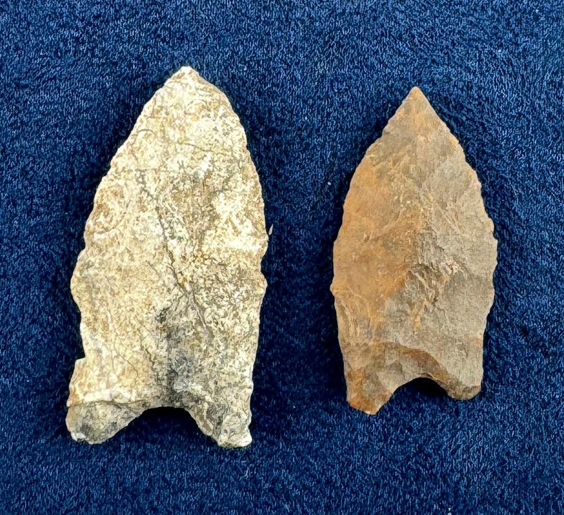 Ancient Clovis Native American Indian Arrowheads (1 of 4)