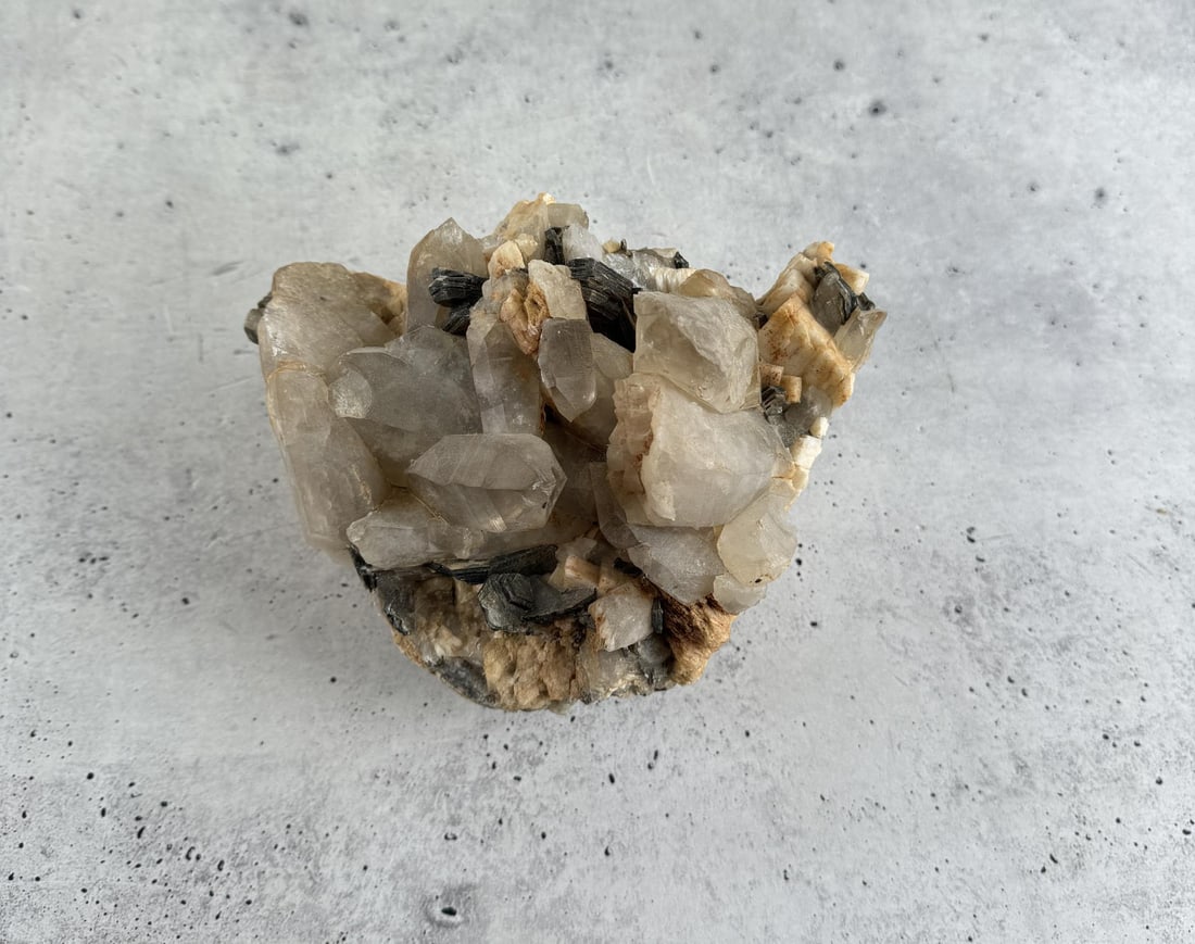 Quartz Crystal & Muscovite Mineral Specimen (1 of 3)