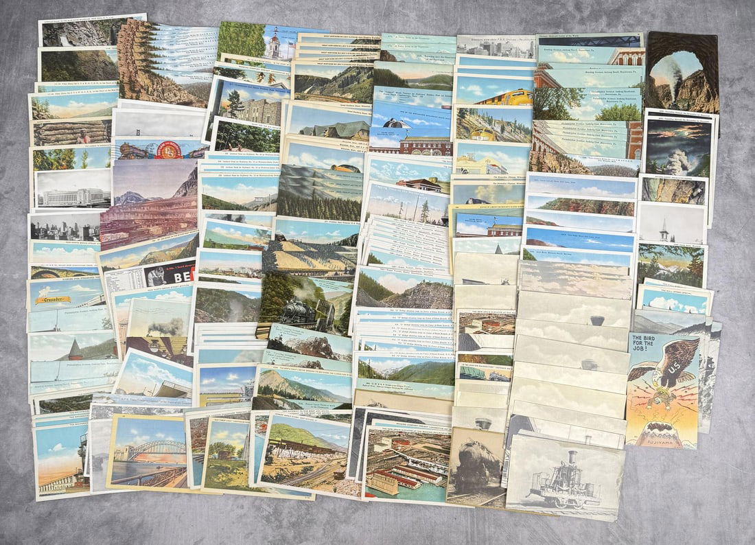 Collection of Antique Railroad Postcards (1 of 4)