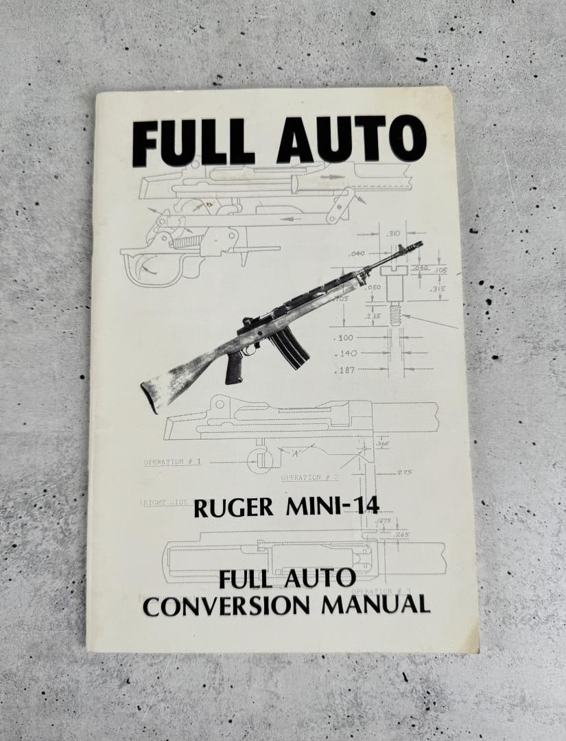 Full Auto Conversion Manual Ruger Mini 14 (1 of 6)