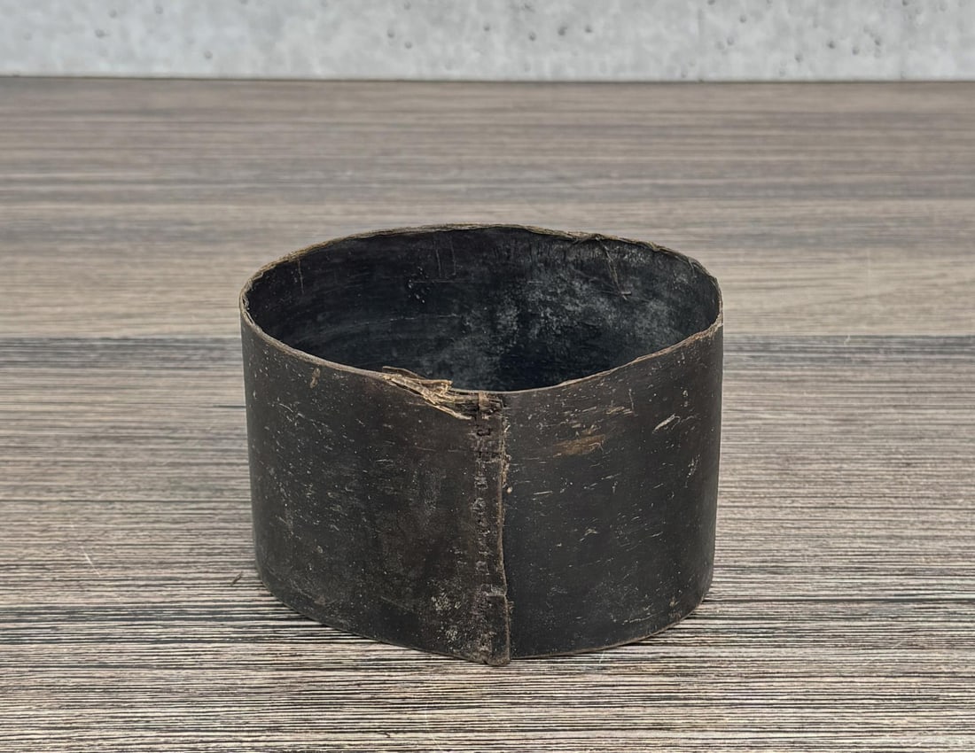 Ancient Thule Inuit Alaskan Bent Baleen Box (1 of 4)
