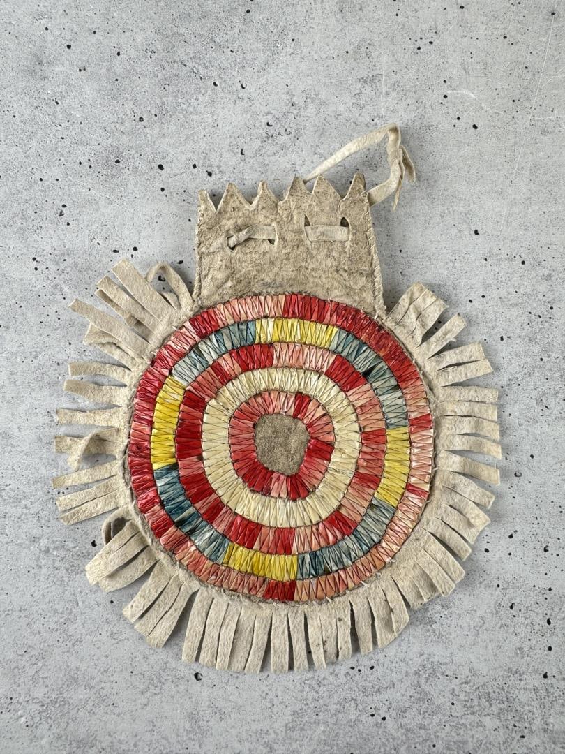 Sioux Native American Indian Quilled Pouch (1 of 3)