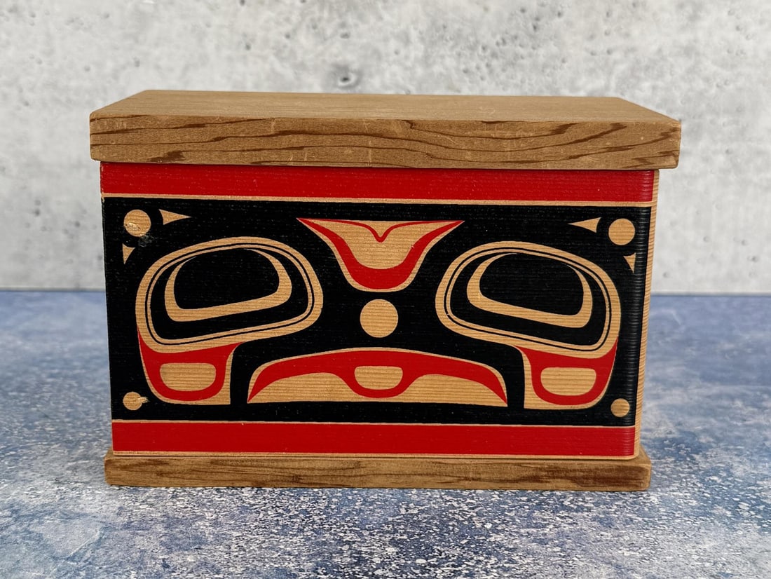 Haida Northwest Coast Indian Bentwood Box (1 of 7)