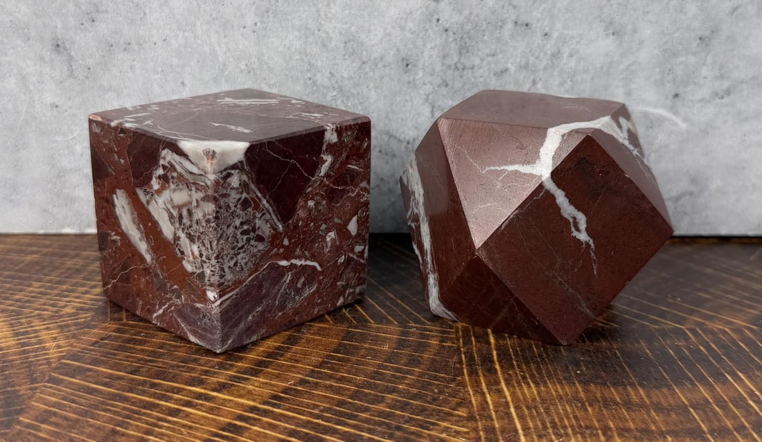 Serafino Marble Bookends: Nice set.