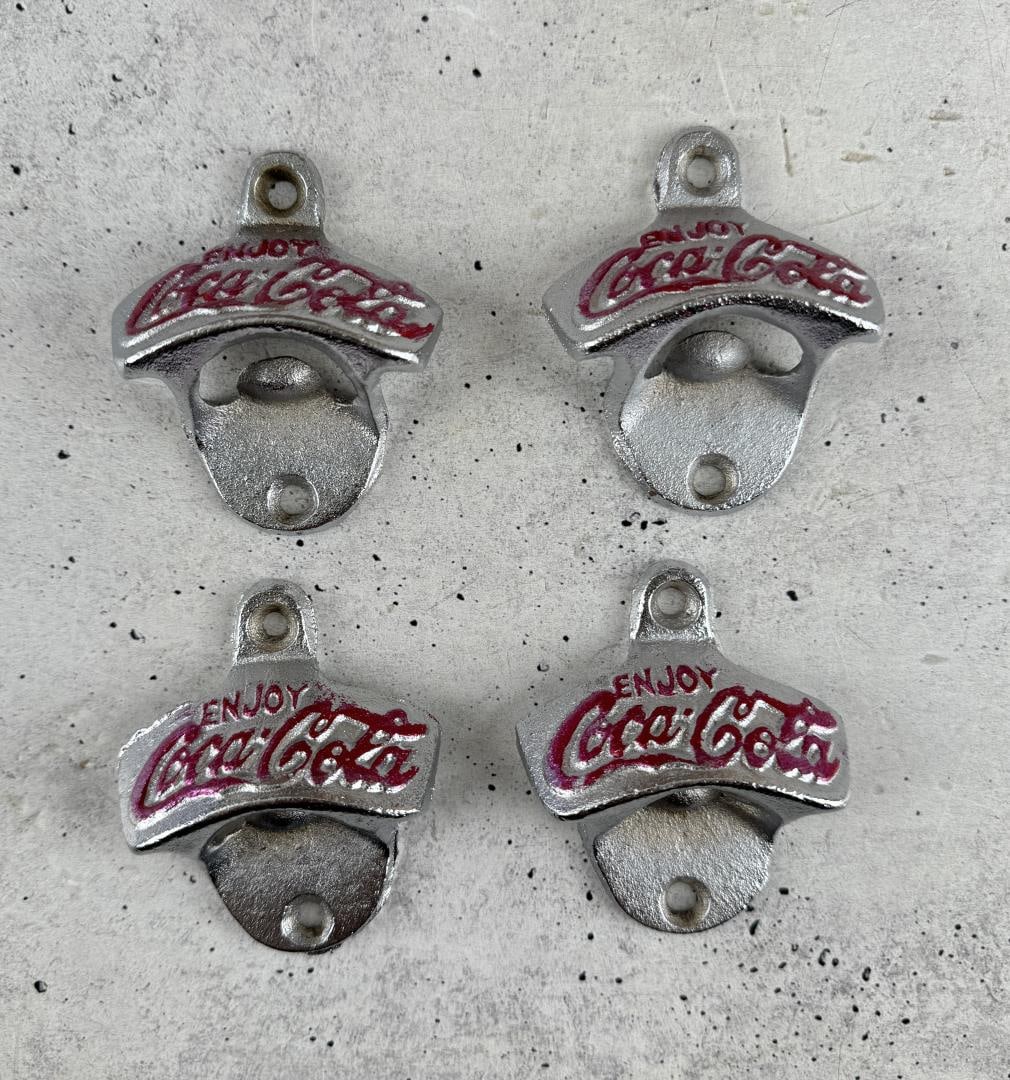 Cast Iron Coca Cola Bottle Openers (1 of 3)