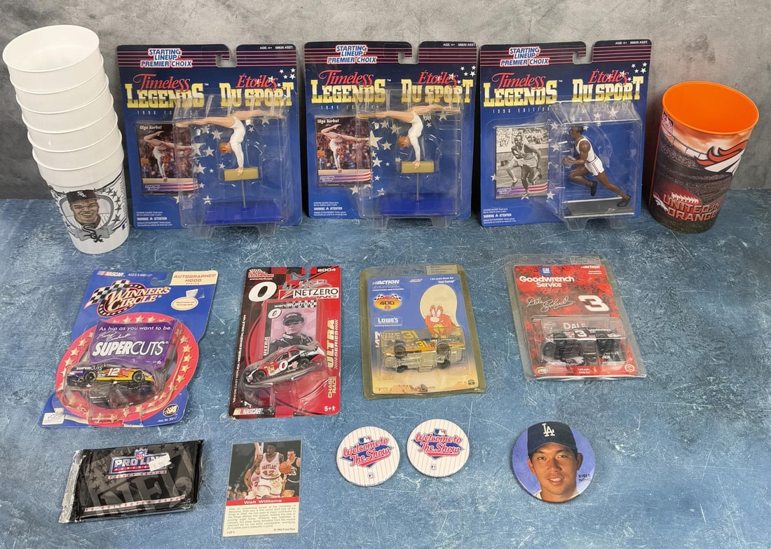 Collection of Sports Ephemera Toys: Nice grouping.