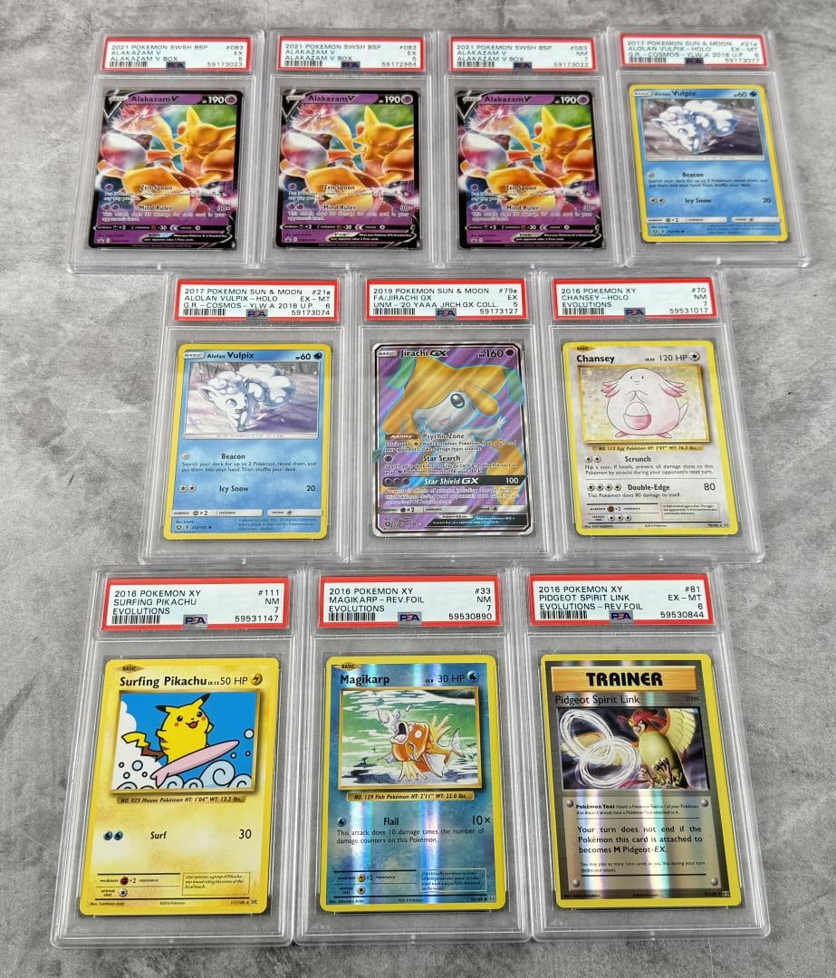 Collection of Pokemon PSA Graded Cards (1 of 3)