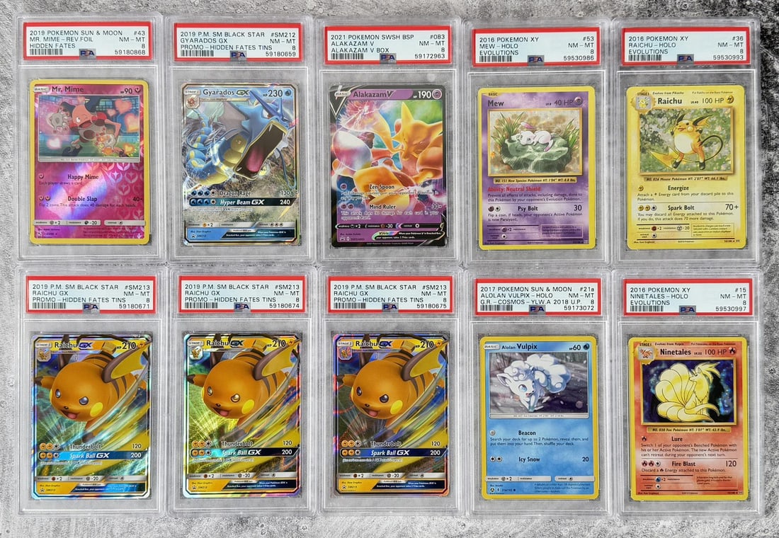 Collection of Pokemon PSA Graded Cards (1 of 4)