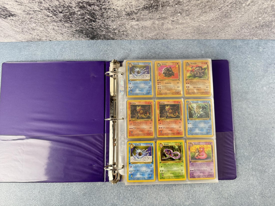 Binder of WOTC Base Set Pokemon Cards (1 of 20)
