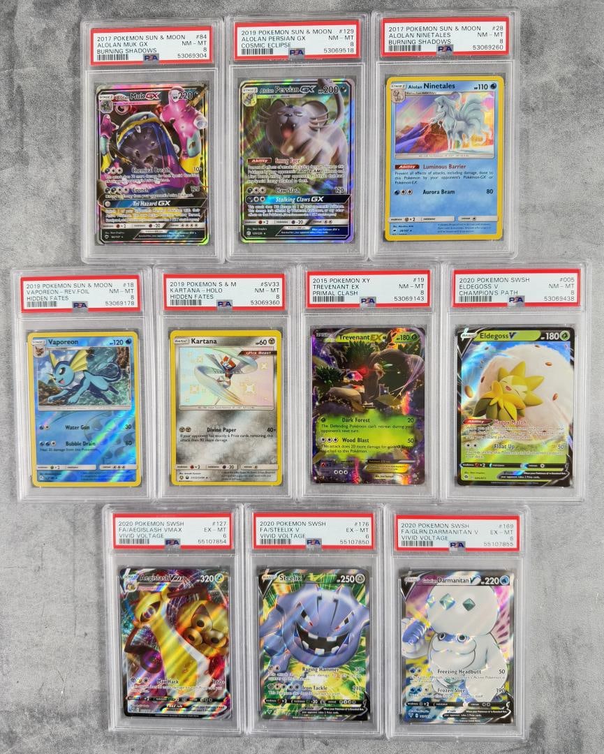Collection of Pokemon PSA Graded Cards (1 of 3)