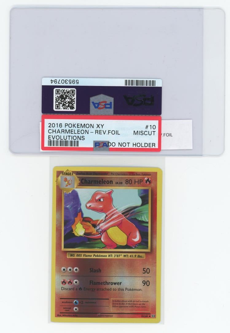 2016 Pokemon XY Evolutions Charmeleon Error Card (1 of 3)