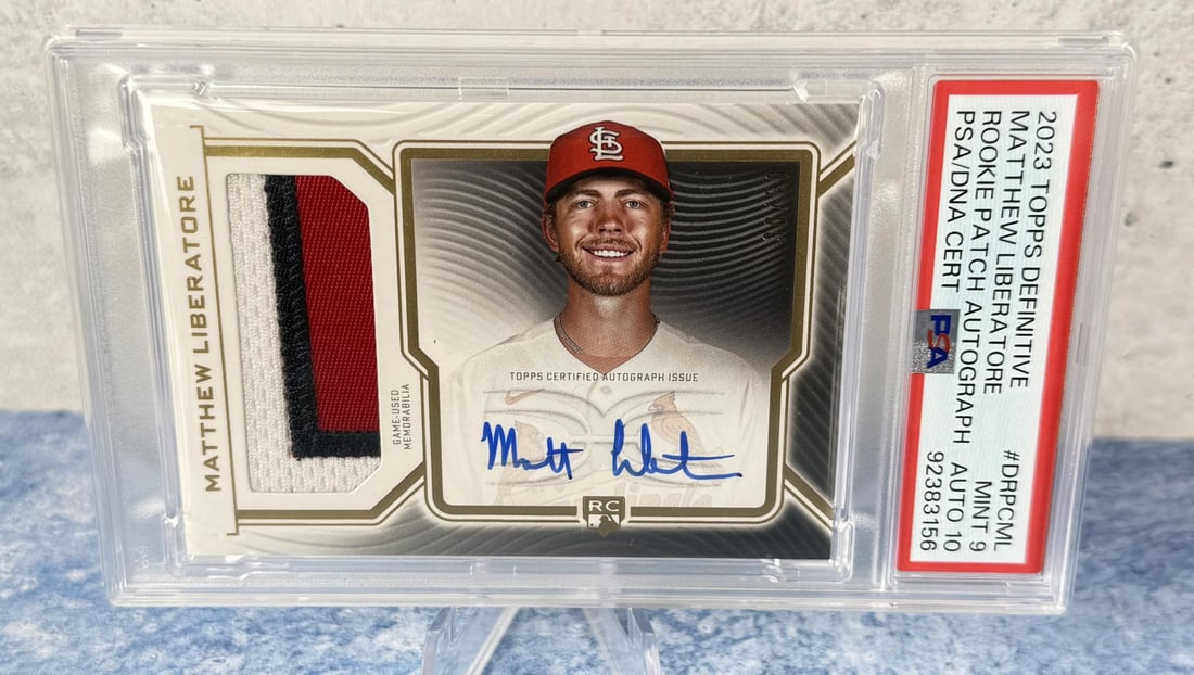 2023 Topps Definitive Matthew Liberatore (1 of 4)