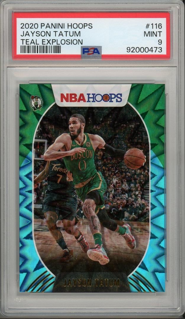 2020 Panini Hoops Jayson Tatum #116 PSA 9 (1 of 3)