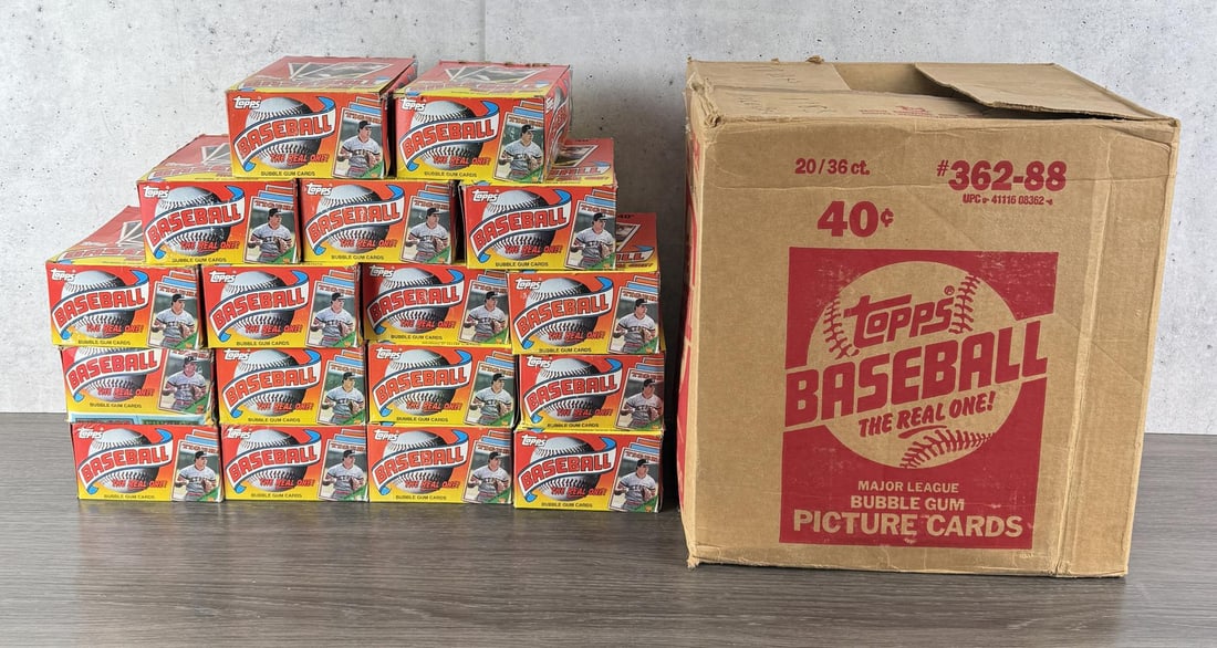 1988 Topps Major League Baseball Card Boxes (1 of 7)
