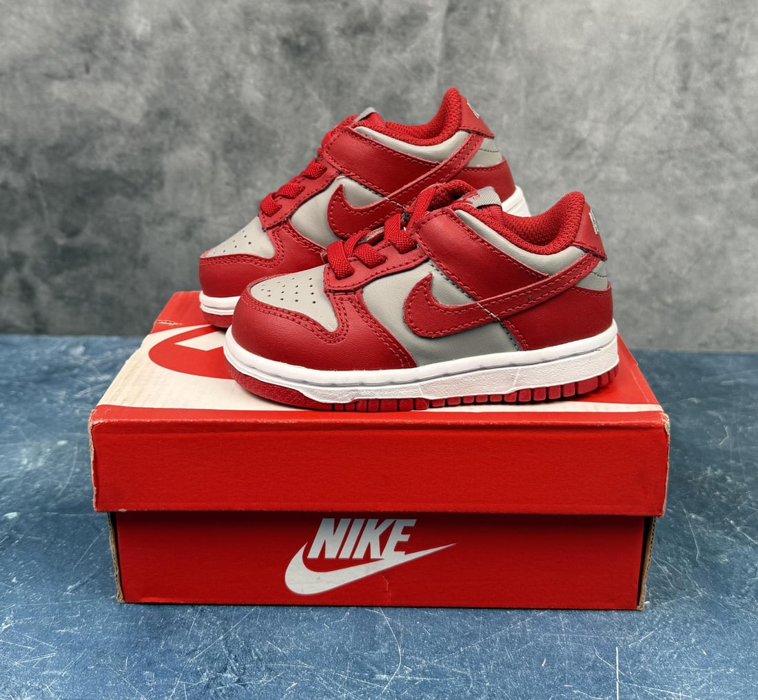 Nike Dunk Low Toddler UNLV CW1589-002 Size 5c NIB (1 of 8)