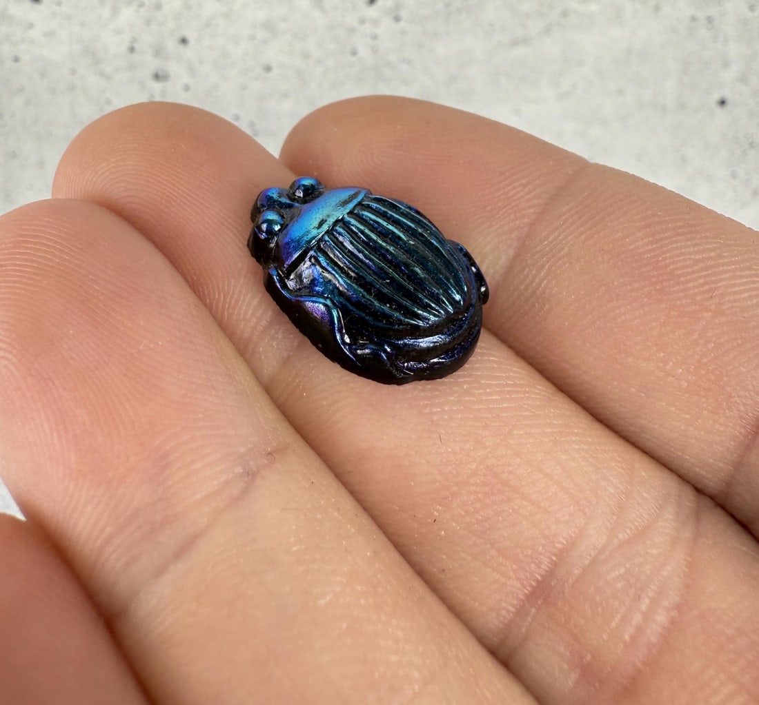 Louis Comfort Tiffany Glass Scarab (1 of 5)