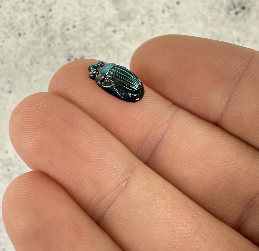 Louis Comfort Tiffany Glass Scarab (1 of 5)