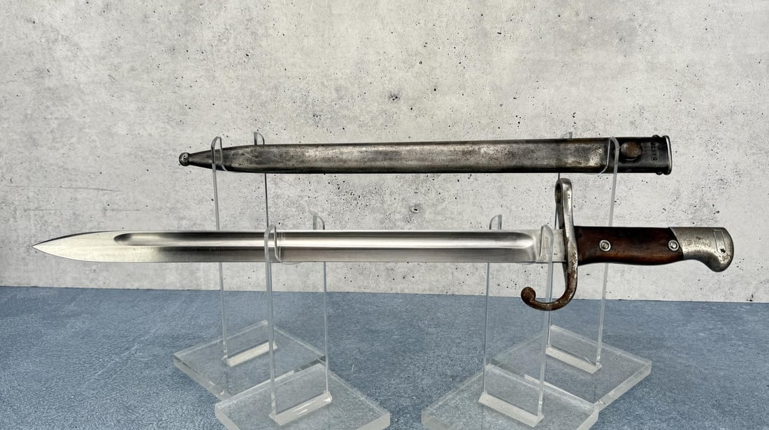 Argentine M1909 Mauser Bayonet: Nice example.
