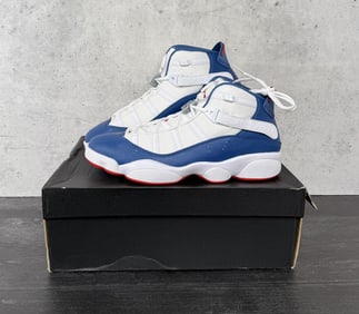 Nike 322992-140 Air Jordan 6 Rings True Blue Red