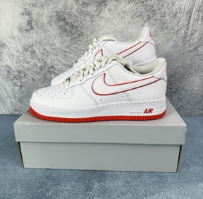 Nike DV0788-102 Air Force 1 2007 White Picante Red