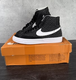 Nike DC9197-001 Blazer Mid 77 Black Polka Swoosh