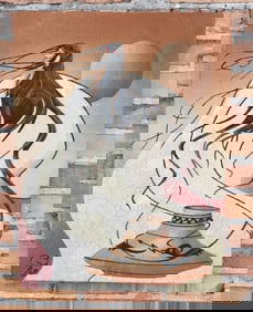 Navajo Indian Spirit of the Wind Sand Painting
