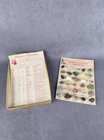 Miniature Mineral Specimen Identification Card