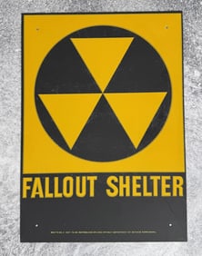 US Department of Defense Fallout Shelter Sign