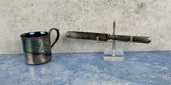 Mickey Mouse Walt Disney Knife & Cup