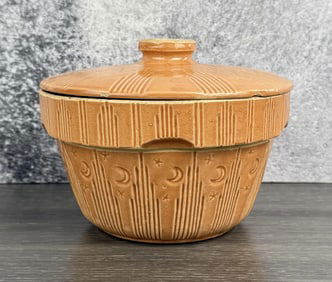 Watt Pottery Moon & Stars Pumpkin Ware Dish