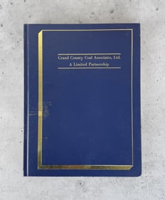 Grand County Coal Associates Utah Prospectus