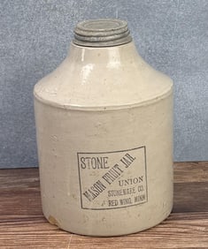 Red Wing Stoneware Gallon Mason Fruit Jar