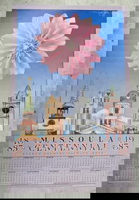 Monte Dolack 1983 Missoula Centennial Calendar