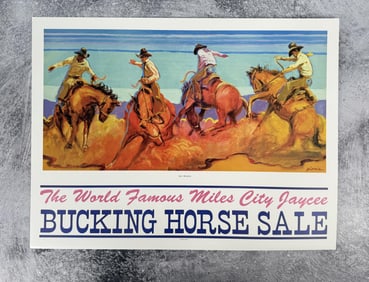 Larry Pirnie Sky Riders Miles City Montana Poster