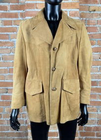 Vintage Silton Of California Suede Leather Jacket