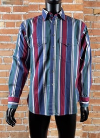 Vintage Pendleton Striped Western Shirt