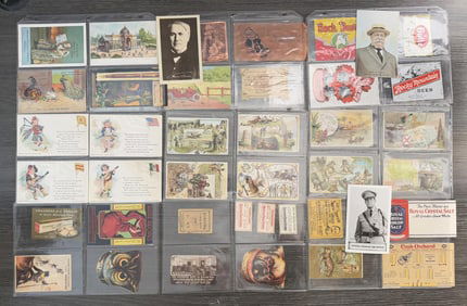 Collection of Trade Cards and Labels