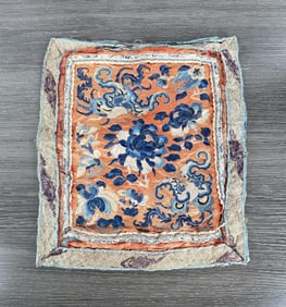 Antique Chinese Silk Kesi Robe Patch