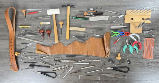 Collection of Leatherworking Tools